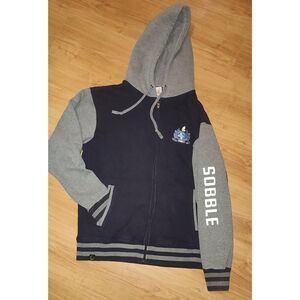 Pokemon Center Sobble Varsity Full Zip Jacket Size Large SEE IMAGES SIGNS OF WEA